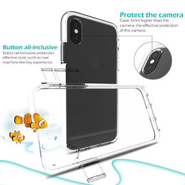 Super soft transparent blank cell phone case tpu for iphone X